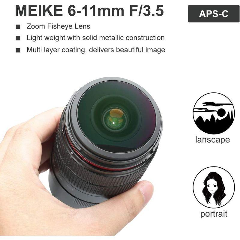 Meike MK611F35EFM Meike 6-11mm/F3.5 フィッシュアイレンズ MF キヤノンEF-Mマウント Meike MK611F35EFM 11mm/F3 フィッシュアイレンズ MF キヤノンEF Mマウント