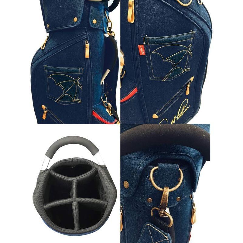 アーノルドパーマー キャディバッグ APCB-15F 9.0型 デニム 生地 限定モデル Arnold Palmerアーノルド・パーマーパー キャディバッグ APCB 15F 0型 デニム 生地 限定モデル Arnold Palmerアーノルド パーマーパー