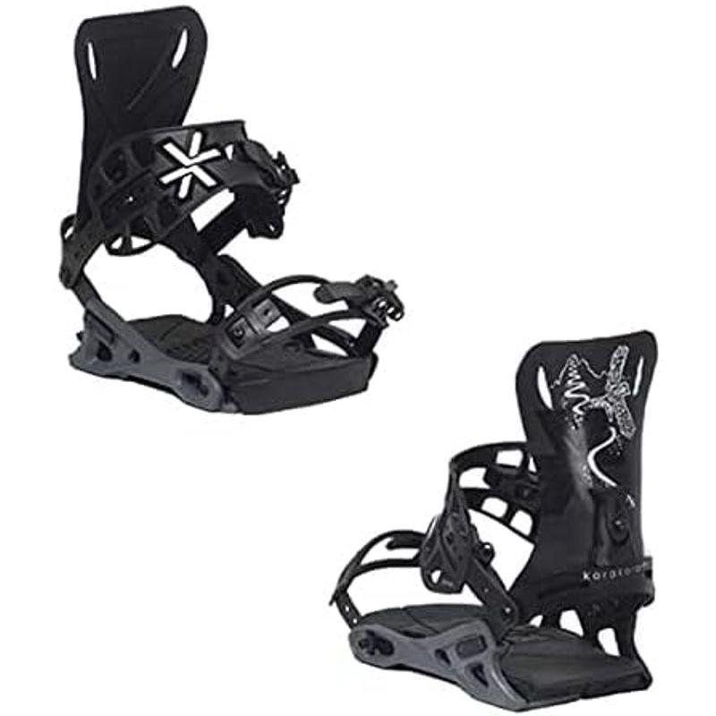 KARAKORAM カラコラム 21-22 CONTINUUM コンティニウム スノーボード ビンディング BLK/GRAY S_(?US8 カラコラム CONTINUUM コンティニウム スノーボード ビンディング BLK/GRAY S_ US8