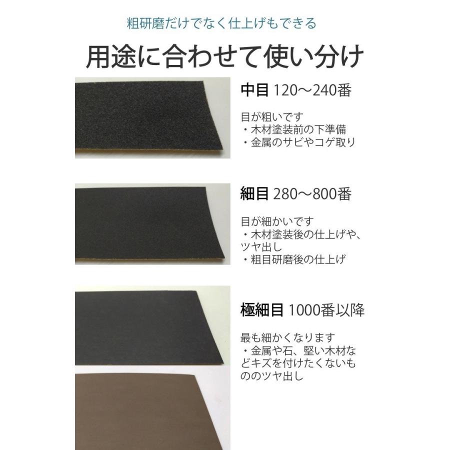 紙やすり 15種類セット 用途別 粗さ 番手 粗磨き 仕上げ 磨く 削る サンドペーパー 耐水ペーパー 紙ヤスリ 中目 細目 極細目 木材 工作 金属 研磨 サビ 汚れ Diy 0295 便利雑貨ショップumiwo 通販 Yahoo ショッピング