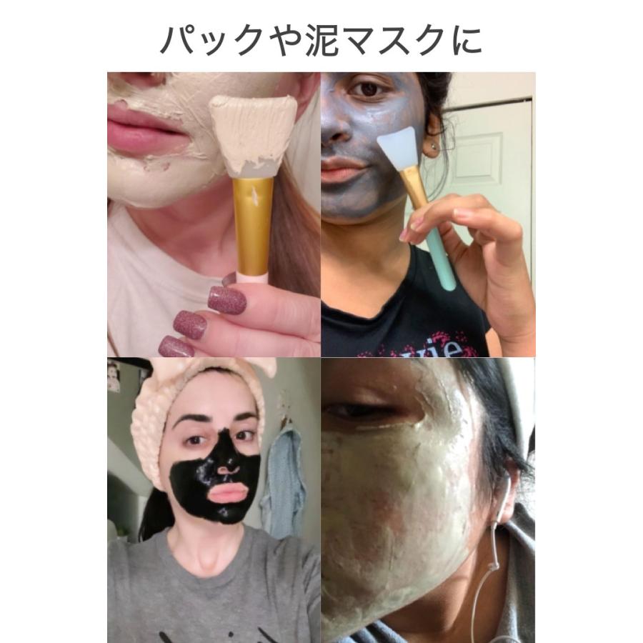 ラボプラス　2点セット（ローション・マスク） マスクブラシ 2色セット シリコンブラシ マスク用 泥パック