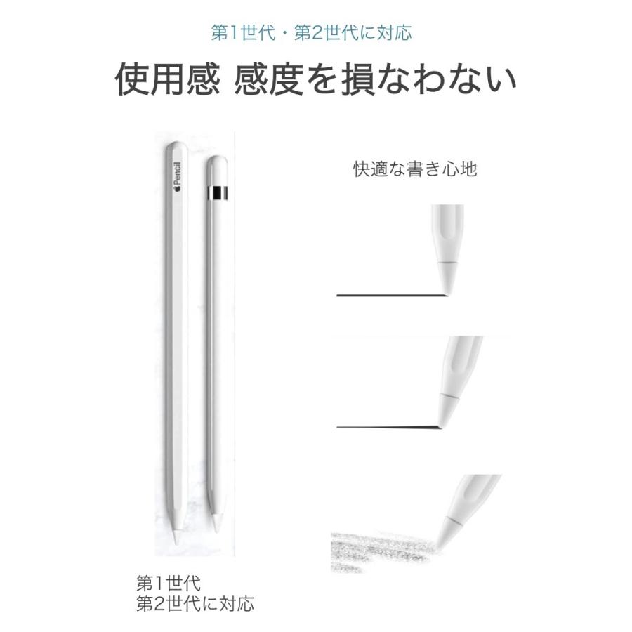 Apple Pencil ペン先チップ 1個 白 第1世代 第2世代 対応 交換用 互換