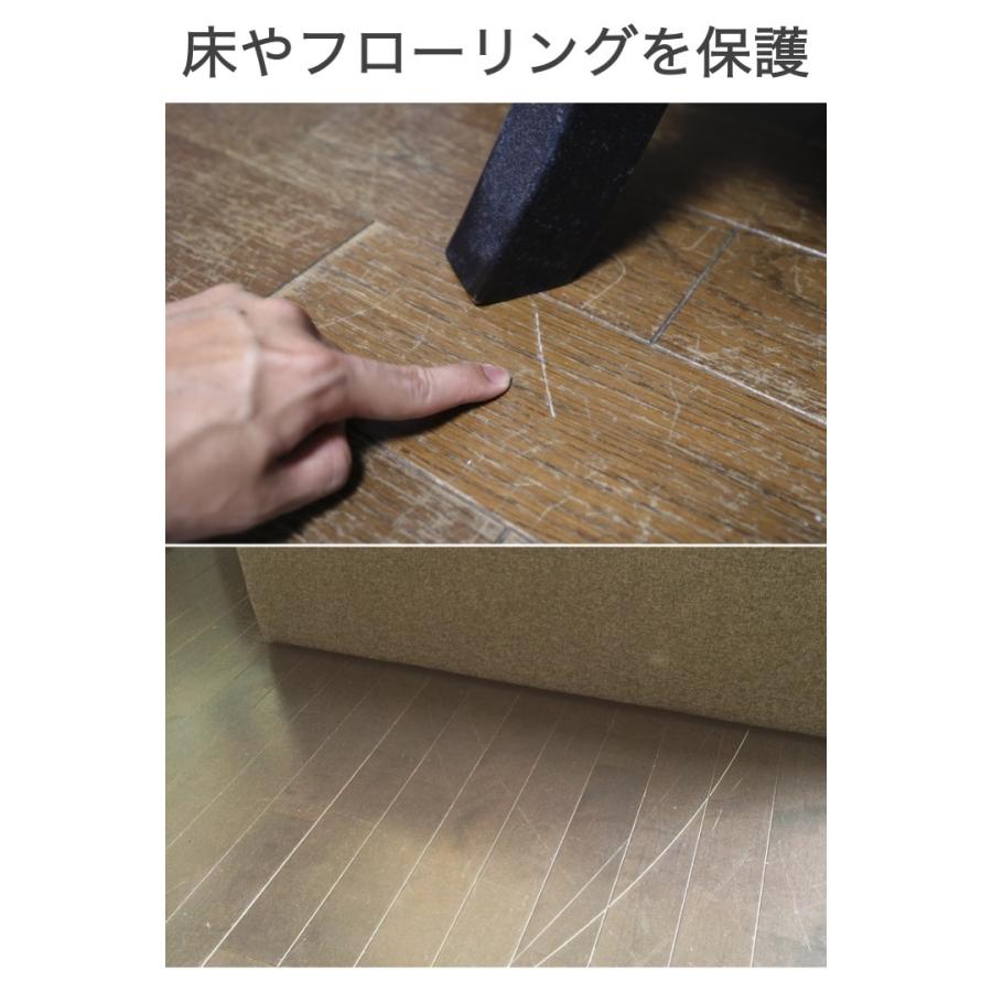 家具保護パッド 丸 45個セット ダークブラウン 直径2.7cm 家具パッド