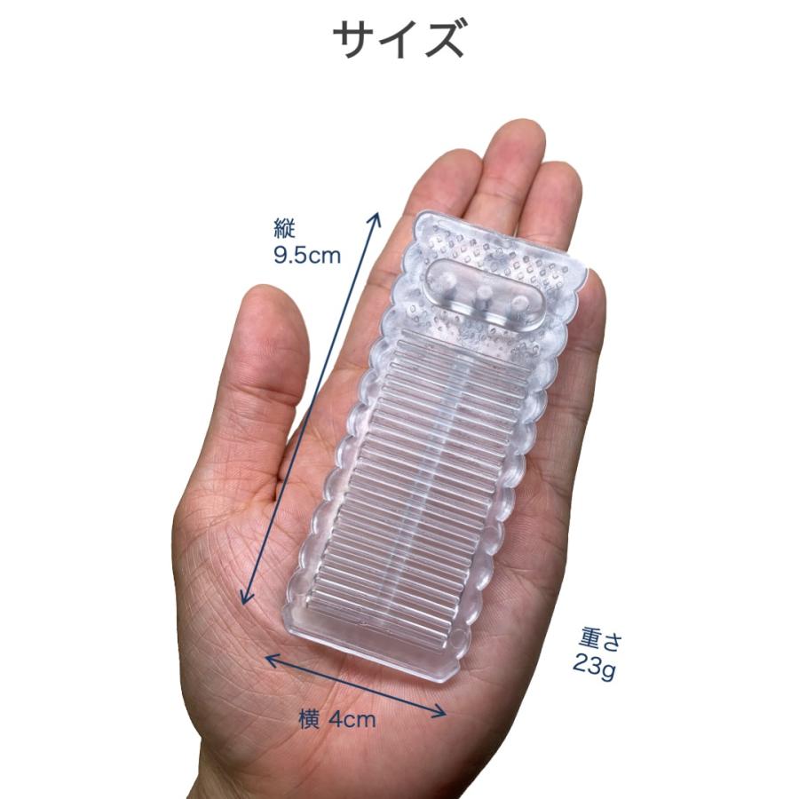 ドアストッパー シリコン 透明 2個セット 扉止め ドア 玄関 引き戸