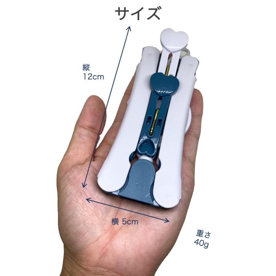 折りたたみハンガー 携帯用 2個セット ブルー 洗濯バサミ付き 旅行