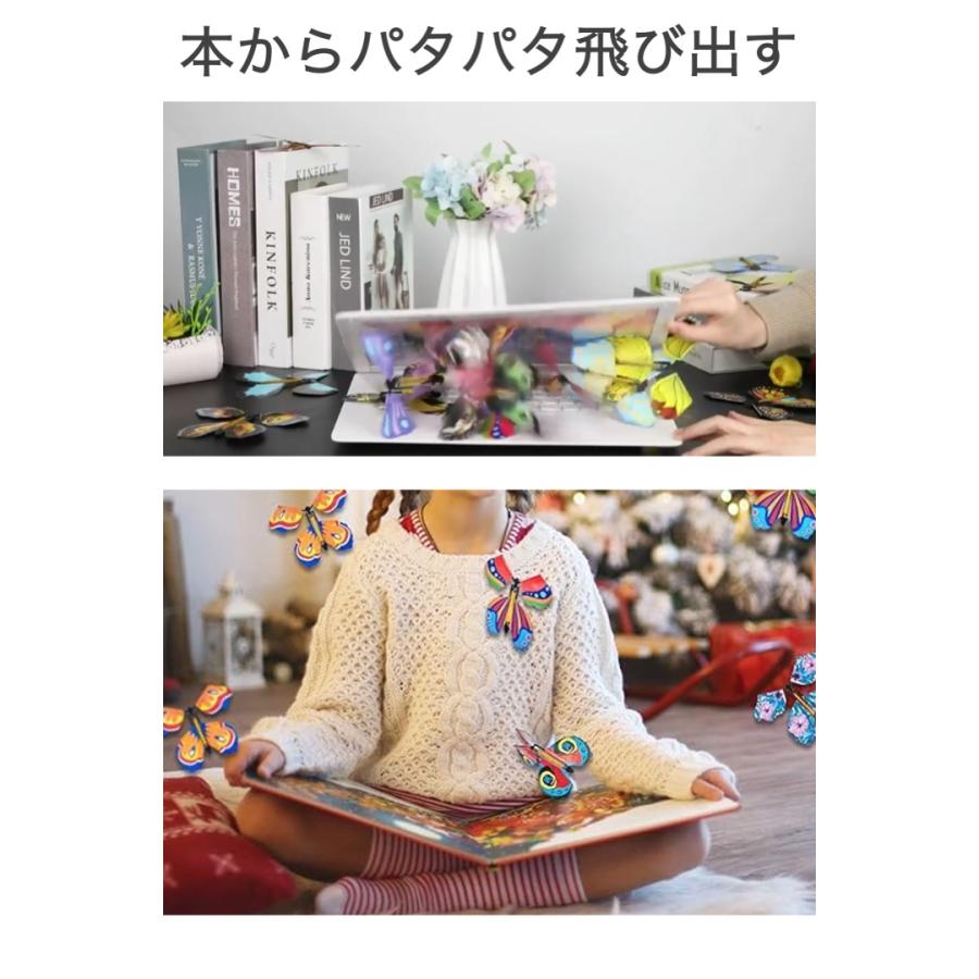 マジックバタフライ 本から飛び出す蝶々 5個セット 色ランダム