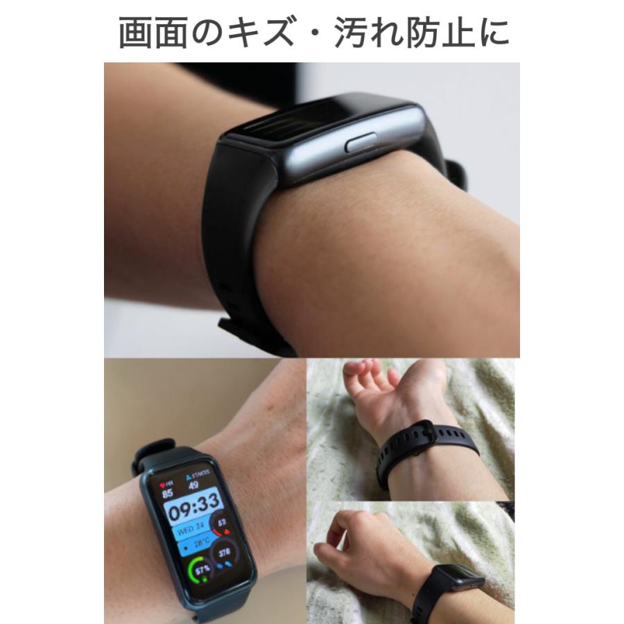 Huawei band 保護フィルム 3枚セット TPU ハイドロゲル 柔らかい 素材