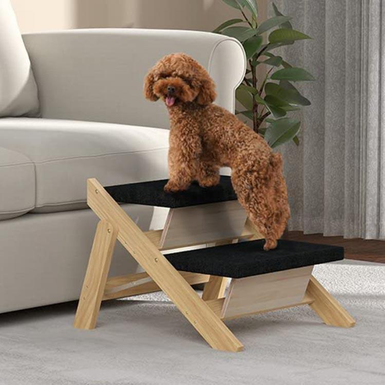 スロープ ペット 2WAY 犬用ステープ 木製 犬 小型犬 ケガ防止