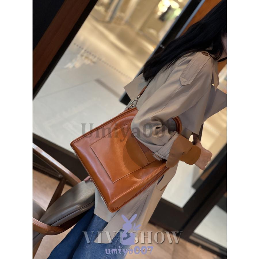 トートバッグ レディース ショルダーバッグ ハンドバッグ 2way シンプル A4 本革 レザー かばん 通勤通学 鞄の画像