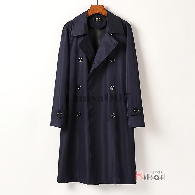コート メンズ ビジネスコート ダブルコート トレンチコート スプリングコート ロングコート スーツ ジャケット アウター 春服_7