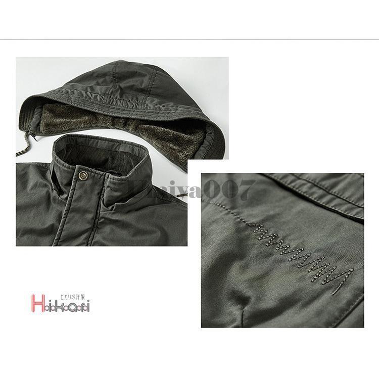 爆買 モッズコート メンズ 裏ボア 中綿ジャケット 40代 50代 暖か