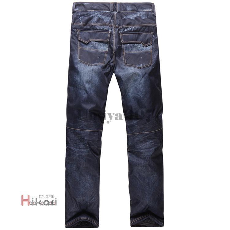 THREE WEATHER ビブパンツ　メンズM スノーボードパンツ　デニム THREE WEATHER ビブパンツ メンズM スノーボードパンツ デニム