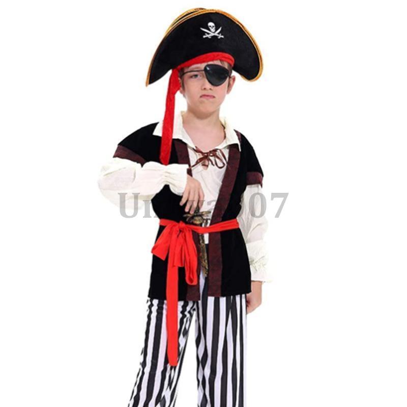 ハロウィン 男の子 衣装 コスプレ 子供 カリブ 海賊 衣装 セット パーティ ハロウィン コスプレ コスチューム｜umiya007｜04
