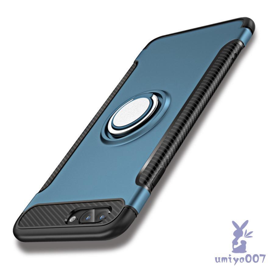iPhone7Plus ケース リング付き ガラスフィルム同梱 iPhone7 カバー シリコン 薄型 アイフォン7 アイフォン7プラス カバー ケース 耐衝撃 フィンガーリング付き｜umiya007｜02