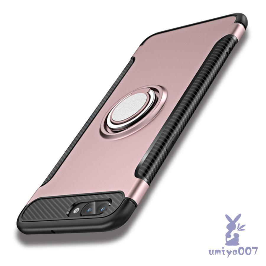 iPhone7Plus ケース リング付き ガラスフィルム同梱 iPhone7 カバー シリコン 薄型 アイフォン7 アイフォン7プラス カバー ケース 耐衝撃 フィンガーリング付き｜umiya007｜07