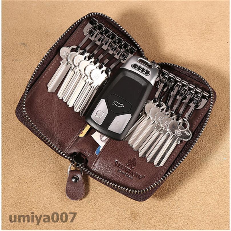 キーケース キーホルダー スマートキー 本革 レディース メンズ 鍵入れ