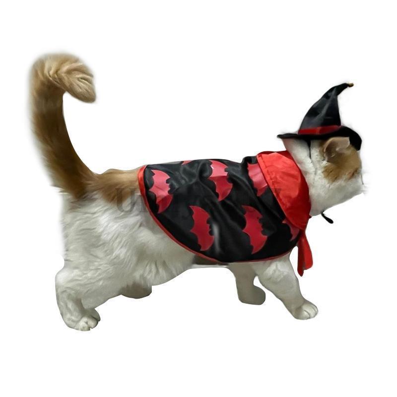 ハロウィン ハロウィン衣装 ハロウィンマント 犬 猫 ペットコスチューム ペットコスプレ  仮装グッズ 仮装アイテム 変身 変装2点セット｜umiya007｜11