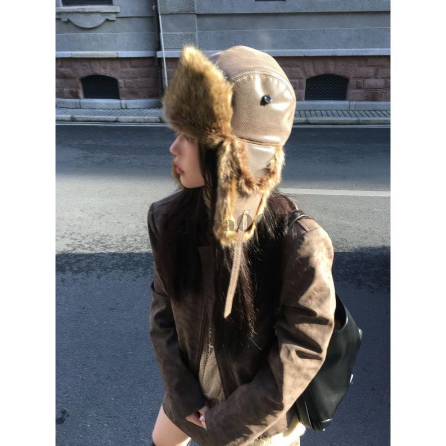 飛行帽 レディース メンズ パイロットキャップ フライトキャップ アビエーター トラッパー ロシア帽 防風 防寒 秋冬 飛行帽 レディース メンズ パイロットキャップ フライトキャップ アビエーター トラッパー ロシア帽 防風 防寒 秋冬