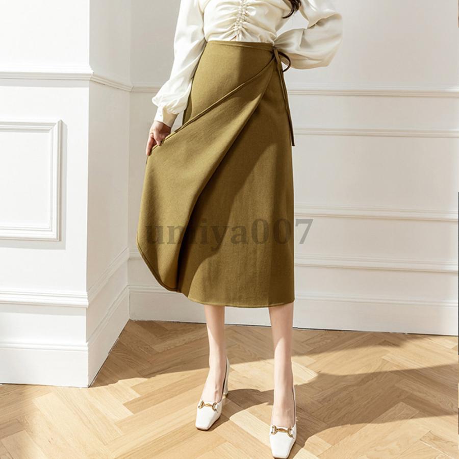 ラップロングスカートスリット巻きスカート : 宇美屋 - 通販 ラップロングスカートスリット巻きスカート : 宇美屋 - 通販