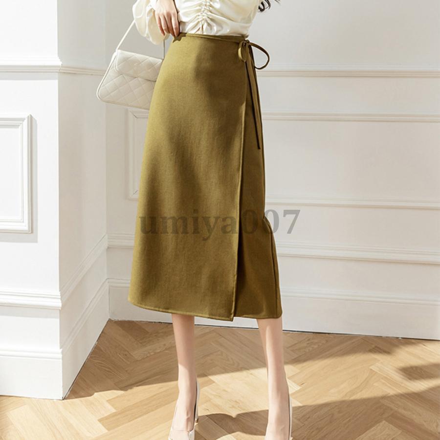 ラップロングスカートスリット巻きスカート : 宇美屋 - 通販 ラップロングスカートスリット巻きスカート : 宇美屋 - 通販