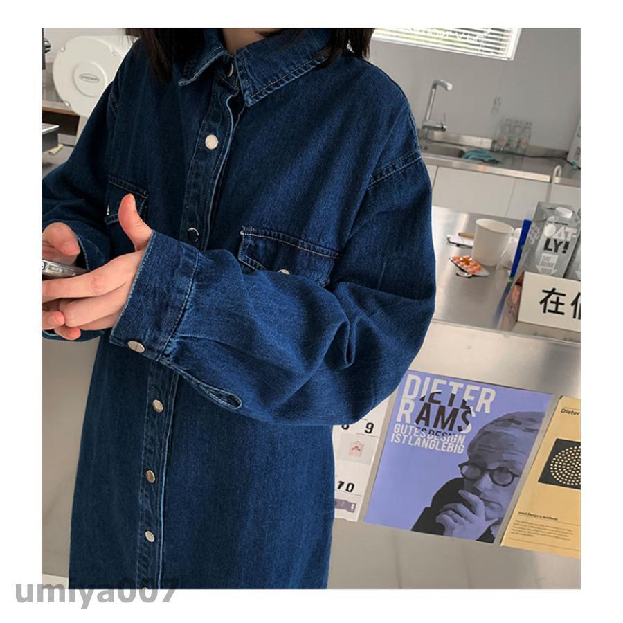 デニムワンピース ロン丈 長袖 レディース ワンピース デニム デニムワンピース ロン丈 長袖 レディース ワンピース デニム