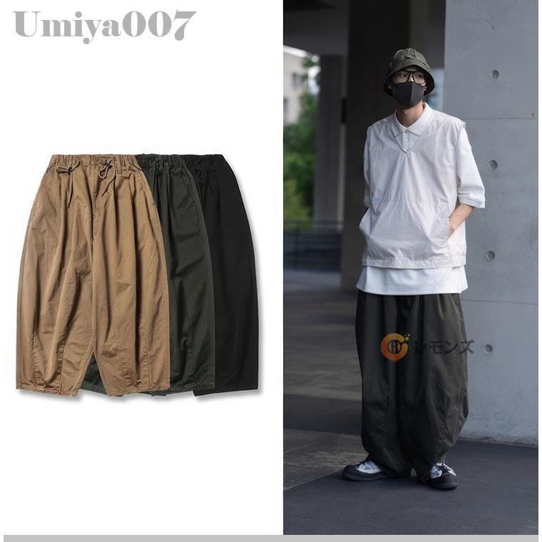 ワイドパンツ メンズ サルエルパンツ 袴パンツ バルーンパンツ