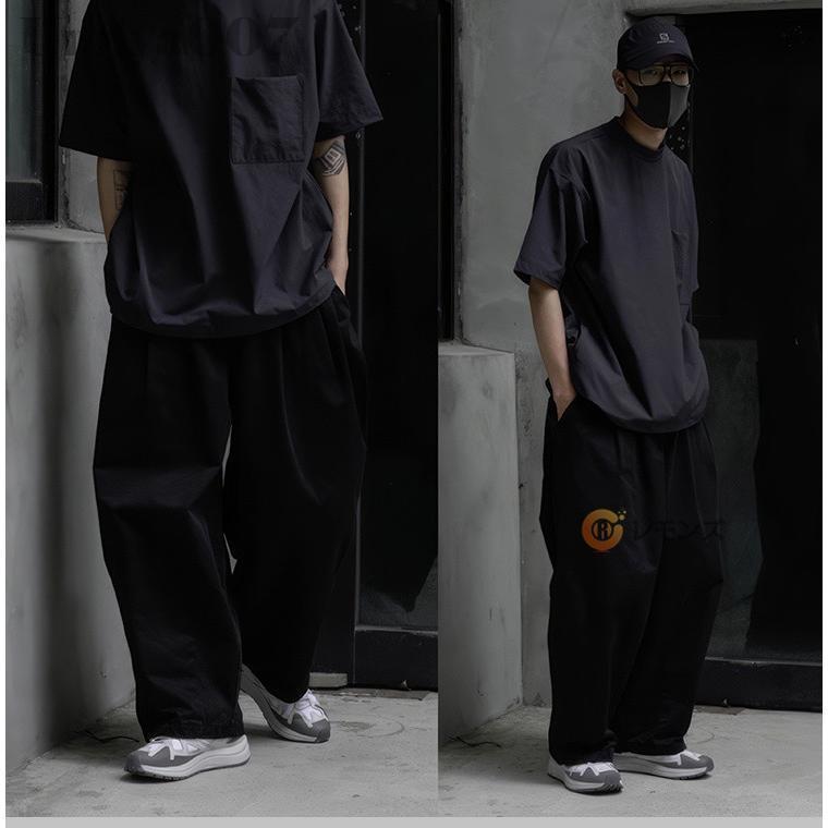 ワイドパンツ メンズ サルエルパンツ 袴パンツ バルーンパンツ