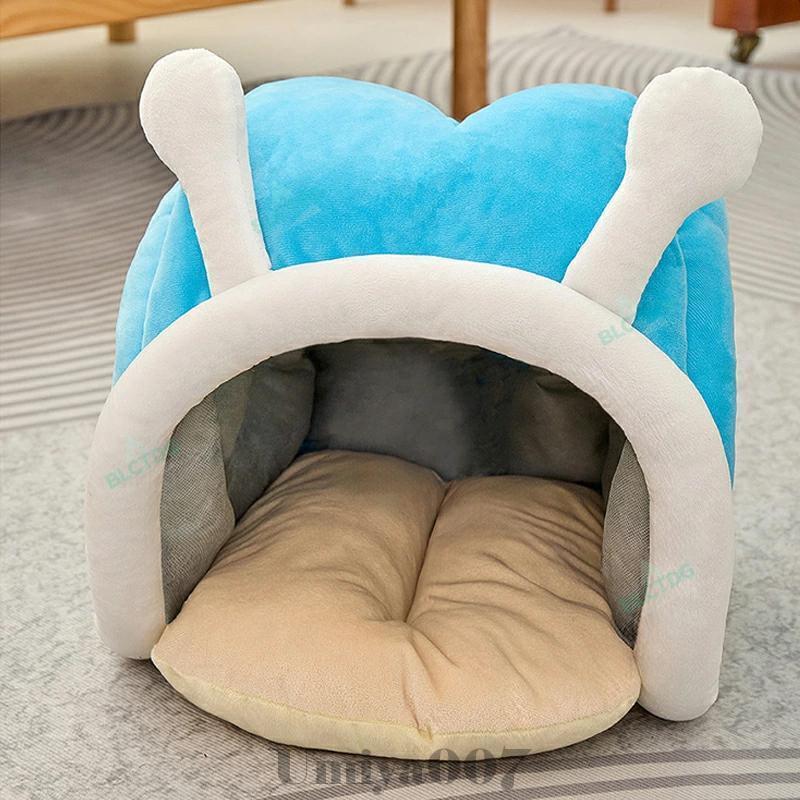 ペットハウス ペットベッド 猫用 犬用ベッド ふわふわ もこもこ 暖か