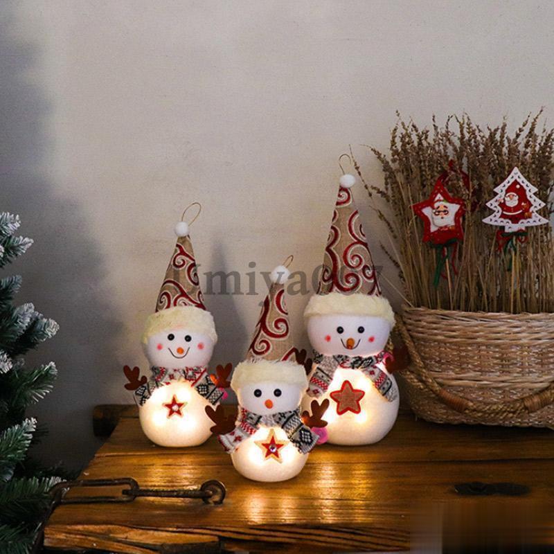 クリスマス ぬいぐるみ 雪だるま  新作 クリスマス用品 ギフト LED かわいい 飾り おしゃれ クリスマスプレゼント｜umiya007｜09