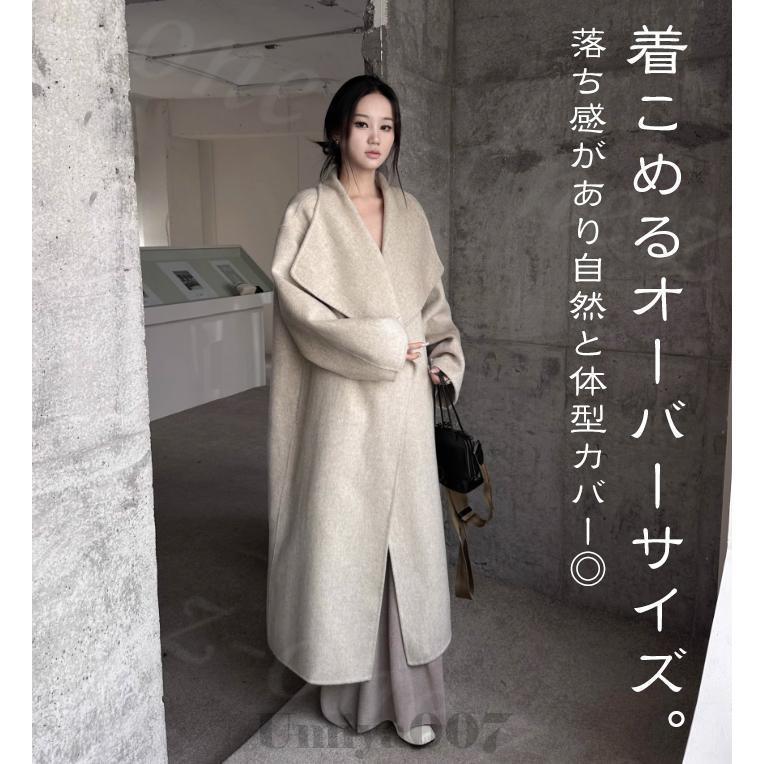 レディース チェスターコート ウールコート ロングコート 秋新作
