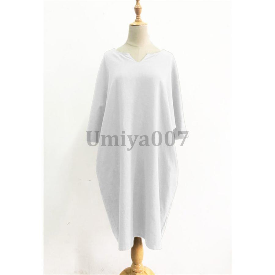 チュニック ワンピース 膝丈 ブラウス シャツ tシャツ チュニック
