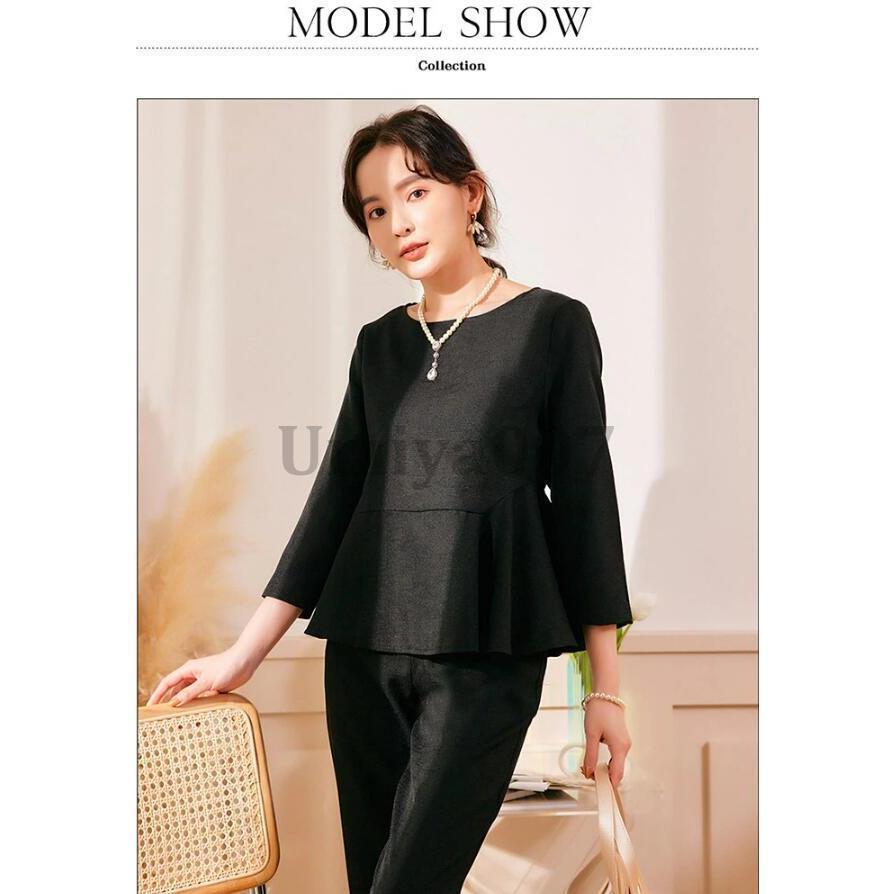 パンツスーツ レディース セットアップ 入学式 卒業式 母 ママ 服 黒