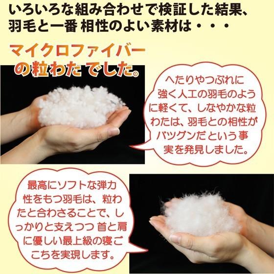 羽毛枕 羽毛まくら ホテル枕 日本製 43×63cm グースダウン95% 柔らかい