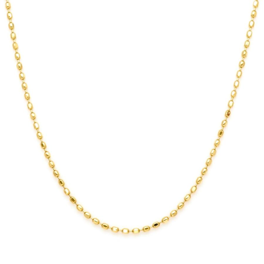 カットボールチェーン ゴールド K18 40cm 0.8mm レディース 18K 18金