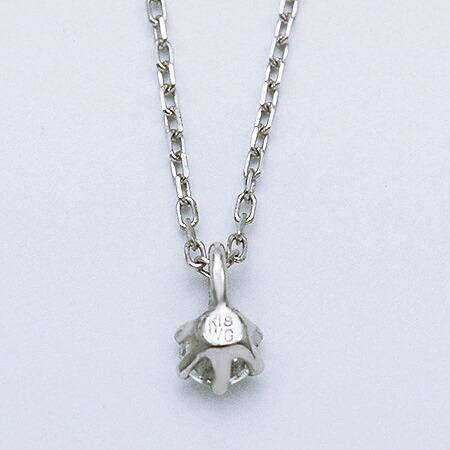 ペンダント ダイヤモンド 0.1ct SIクラス ネックレス アズキチェーン
