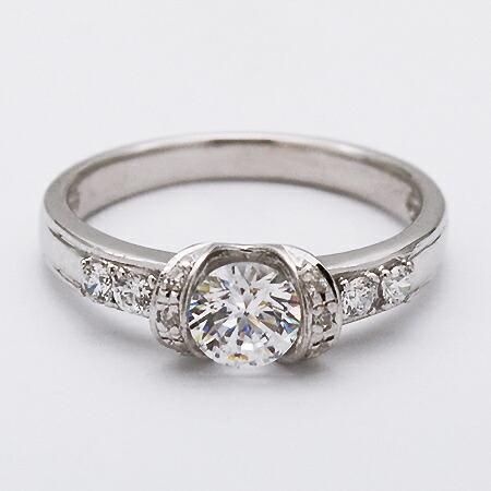 指輪 リング ダイヤモンド 0.54ct SIクラス PT900・K18・K10選択可