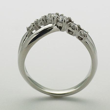指輪 リング ダイヤモンド 0.22ct PT900・K18・K10選択可
