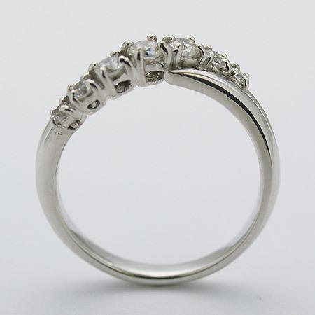 指輪 リング ダイヤモンド 0.28ct PT900・K18・K10選択可 プラチナ 