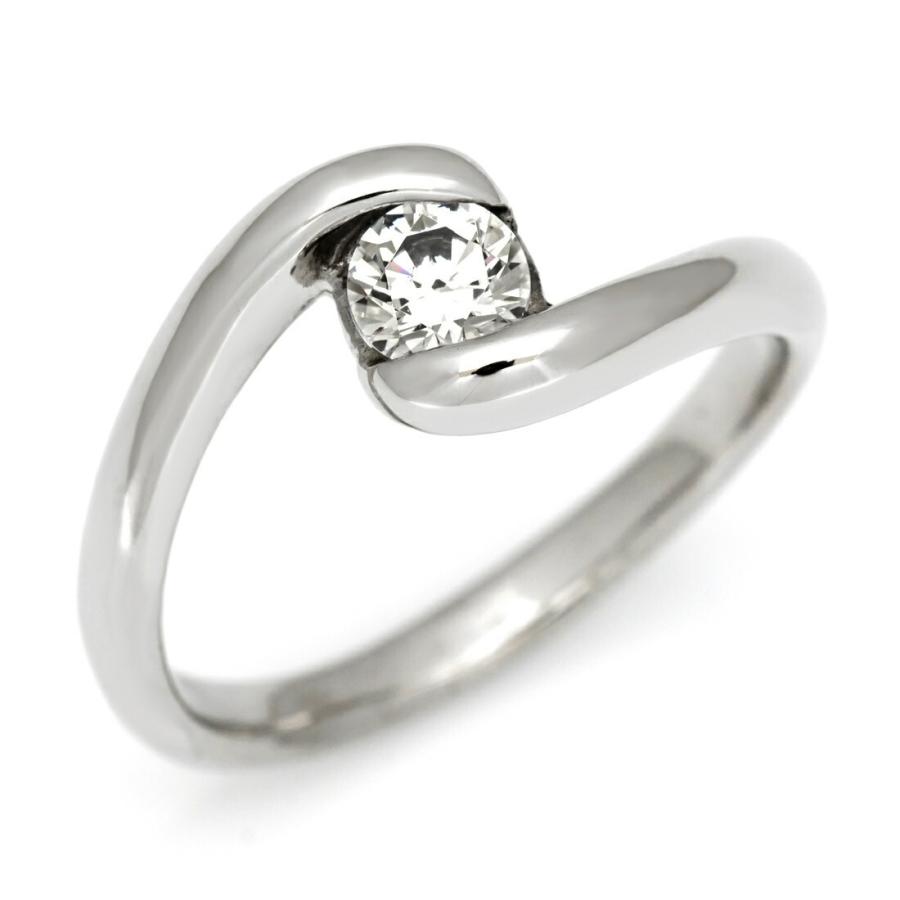 リング 指輪 レディース ダイヤモンド 0.3カラット 18金 ゴールド 4月