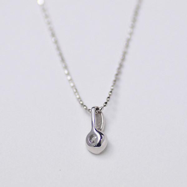ペンダントトップ ダイヤモンド 0.1ct ネックレス PT900・K18・K10選択