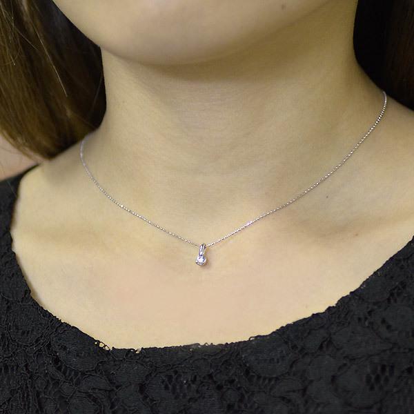 K18 ダイヤモンド 0.1ct ペンダントトップ レディース : umu - 通販