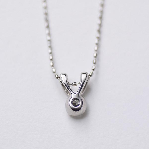 ペンダントトップ ダイヤモンド 0.1ct ネックレス PT900・K18・K10選択