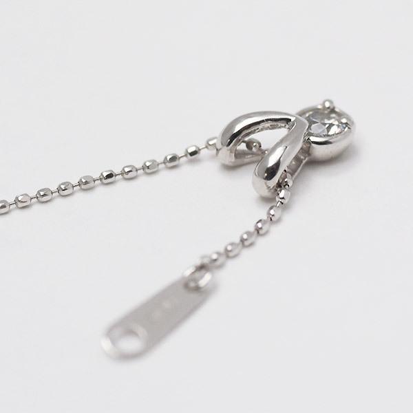 ペンダントトップ ダイヤモンド 0.1ct ネックレス PT900・K18・K10選択