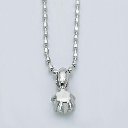 ペンダントトップ レディース ダイヤモンド 0.1カラット プラチナ900