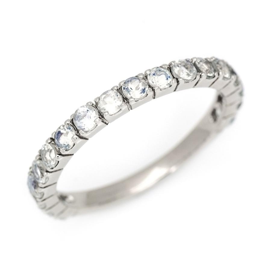 限定受注 エタニティー リング 指輪 K10/K18/PT900 ブルームーンストーン レディース プレゼント 30代 40代