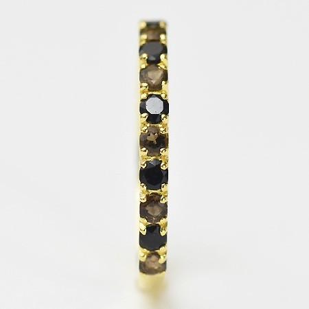 のりくん様　pt900スモーキークオーツリング organic-gems_ring_smokey-