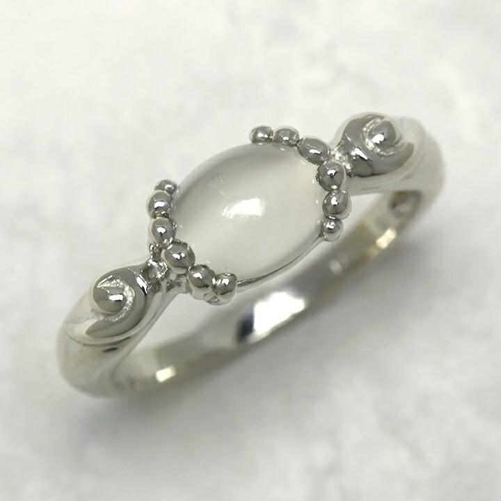 ま*♪様 KC18 pt900 指輪 リング ムーンストーン 【公式通販】