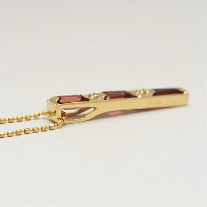 ペンダントトップ ガーネット ダイヤモンド lucente PT900・K18・K10 