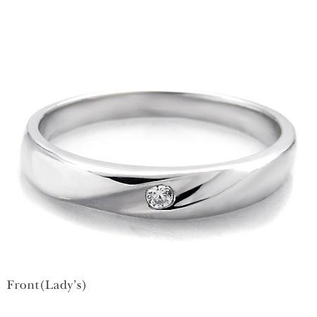 結婚指輪 マリッジリング プラチナ レディース＆メンズ ペア