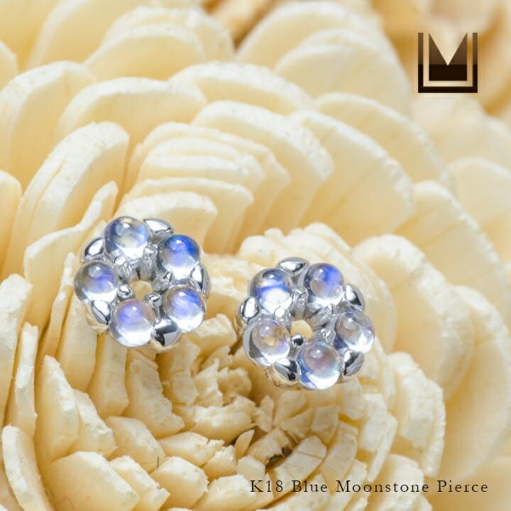 k18 ブルームーンストーン フラワーモチーフ 楽天市場】フラワー ネックレス ロイヤルブルームーンストーン